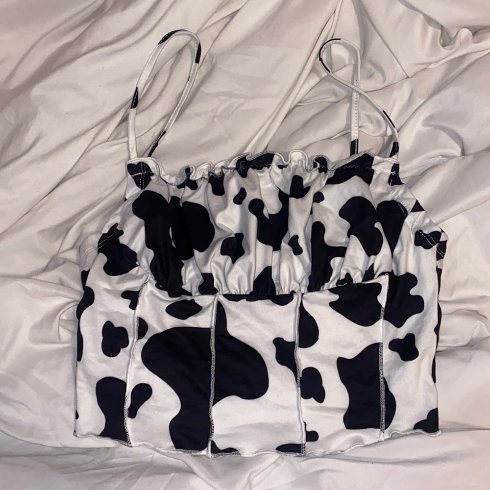COPY - Shein size S cow print top